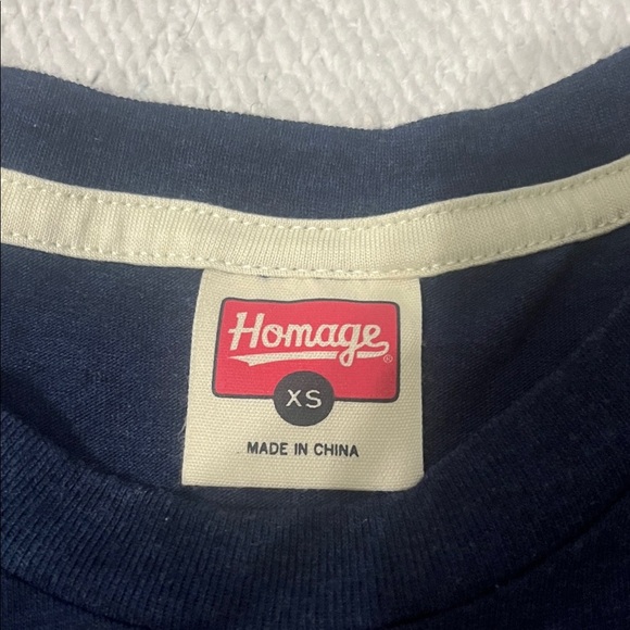HOMAGE Navy 'If You Build It' Graphic Tee - Picture 2 of 5